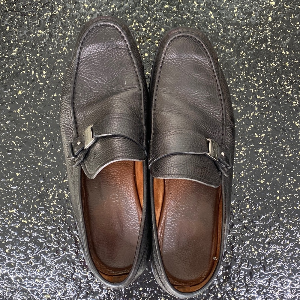 Authentic used ferragamo mens dress shoes size 12